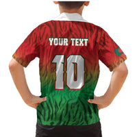 Custom Bangladesh Cricket-The Tigers Family Matching Mermaid Dress and Hawaiian Shirt