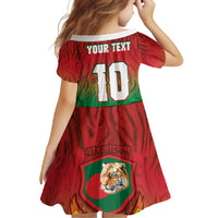 Custom Bangladesh Cricket-The Tigers Family Matching Off Shoulder Maxi Dress and Hawaiian Shirt