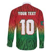 Custom Bangladesh Cricket-The Tigers Family Matching Tank Maxi Dress and Hawaiian Shirt
