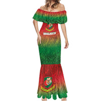 Custom Bangladesh Cricket-The Tigers Mermaid Dress