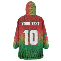 Custom Bangladesh Cricket-The Tigers Wearable Blanket Hoodie