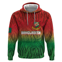 Custom Bangladesh Cricket-The Tigers Zip Hoodie