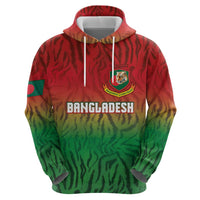 Custom Bangladesh Cricket-The Tigers Zip Hoodie