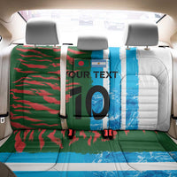 Custom Bangladesh and Argentina Football Half Style Back Car Seat Cover