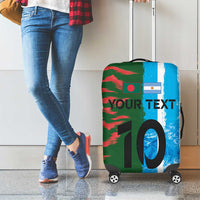Custom Bangladesh and Argentina Football Half Style Luggage Cover