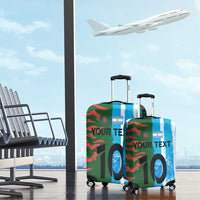Custom Bangladesh and Argentina Football Half Style Luggage Cover