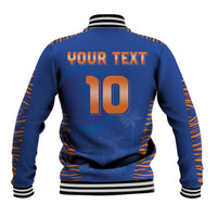 Custom Indian Bengal Tiger Cricket Baseball Jacket