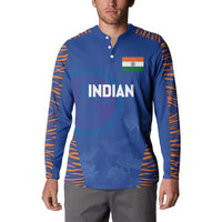 Custom Indian Bengal Tiger Cricket Button Sweatshirt