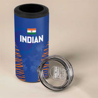 Custom Indian Bengal Tiger Cricket 4 in 1 Can Cooler Tumbler