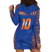 Custom Indian Bengal Tiger Cricket Hoodie Dress