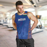 Custom Indian Bengal Tiger Cricket Men Tank Top