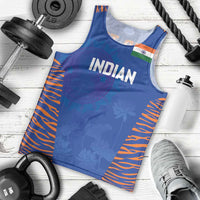 Custom Indian Bengal Tiger Cricket Men Tank Top