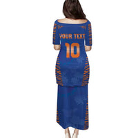 Custom Indian Bengal Tiger Cricket Puletasi