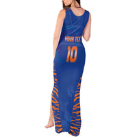 Custom Indian Bengal Tiger Cricket Tank Maxi Dress