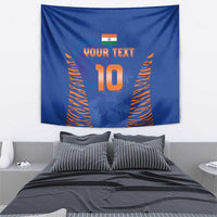 Custom Indian Bengal Tiger Cricket Tapestry