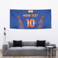 Custom Indian Bengal Tiger Cricket Tapestry