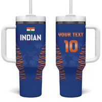 Custom Indian Bengal Tiger Cricket Tumbler With Handle