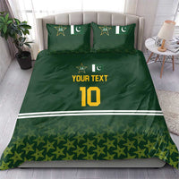 Custom Pakistan Men in Green Cricket-The Super Stars Bedding Set