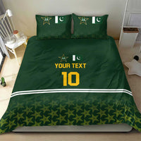 Custom Pakistan Men in Green Cricket-The Super Stars Bedding Set