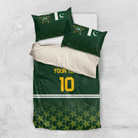 Custom Pakistan Men in Green Cricket-The Super Stars Bedding Set