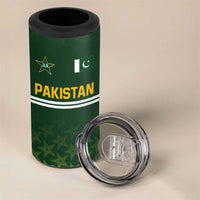 Custom Pakistan Men in Green Cricket-The Super Stars 4 in 1 Can Cooler Tumbler