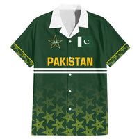 Custom Pakistan Men in Green Cricket-The Super Stars Family Matching Mermaid Dress and Hawaiian Shirt