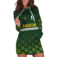 Custom Pakistan Men in Green Cricket-The Super Stars Hoodie Dress