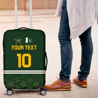 Custom Pakistan Men in Green Cricket-The Super Stars Luggage Cover