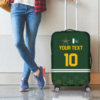 Custom Pakistan Men in Green Cricket-The Super Stars Luggage Cover