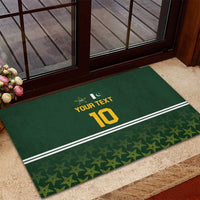 Custom Pakistan Men in Green Cricket-The Super Stars Rubber Doormat