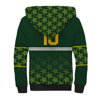 Custom Pakistan Men in Green Cricket-The Super Stars Sherpa Hoodie