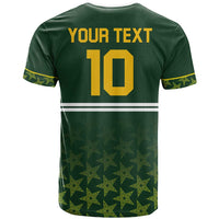 Custom Pakistan Men in Green Cricket-The Super Stars T Shirt