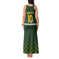Custom Pakistan Men in Green Cricket-The Super Stars Tank Maxi Dress