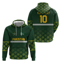 Custom Pakistan Men in Green Cricket-The Super Stars Zip Hoodie