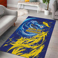 Bosnia and Herzegovina Football Area Rug Zmajevi Mascot Sporty Style