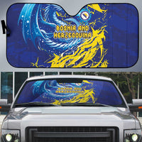 Bosnia and Herzegovina Football Auto Sun Shade Zmajevi Mascot Sporty Style