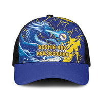 Bosnia and Herzegovina Football Baseball Net Cap Zmajevi Mascot Sporty Style