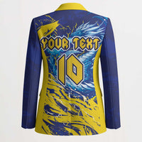 Custom Bosnia and Herzegovina Football Blazer Zmajevi Mascot Sporty Style