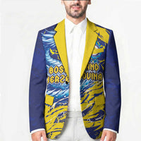 Custom Bosnia and Herzegovina Football Blazer Zmajevi Mascot Sporty Style
