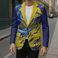Custom Bosnia and Herzegovina Football Blazer Zmajevi Mascot Sporty Style