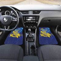 Custom Bosnia and Herzegovina Football Car Mats Zmajevi Mascot Sporty Style