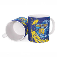 Custom Bosnia and Herzegovina Football Ceramic Mug Zmajevi Mascot Sporty Style