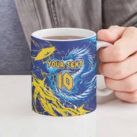 Custom Bosnia and Herzegovina Football Ceramic Mug Zmajevi Mascot Sporty Style