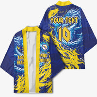 Custom Bosnia and Herzegovina Football Kimono Zmajevi Mascot Sporty Style
