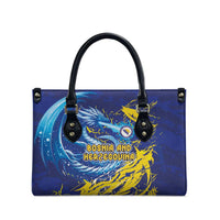 Bosnia and Herzegovina Football Leather Bag Zmajevi Mascot Sporty Style