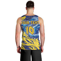 Custom Bosnia and Herzegovina Football Men Tank Top Zmajevi Mascot Sporty Style