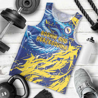 Custom Bosnia and Herzegovina Football Men Tank Top Zmajevi Mascot Sporty Style