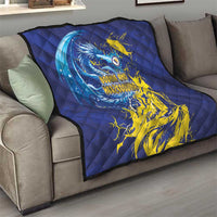 Bosnia and Herzegovina Football Quilt Zmajevi Mascot Sporty Style