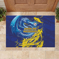 Bosnia and Herzegovina Football Rubber Doormat Zmajevi Mascot Sporty Style