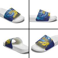 Bosnia and Herzegovina Football Slide Sandals Zmajevi Mascot Sporty Style